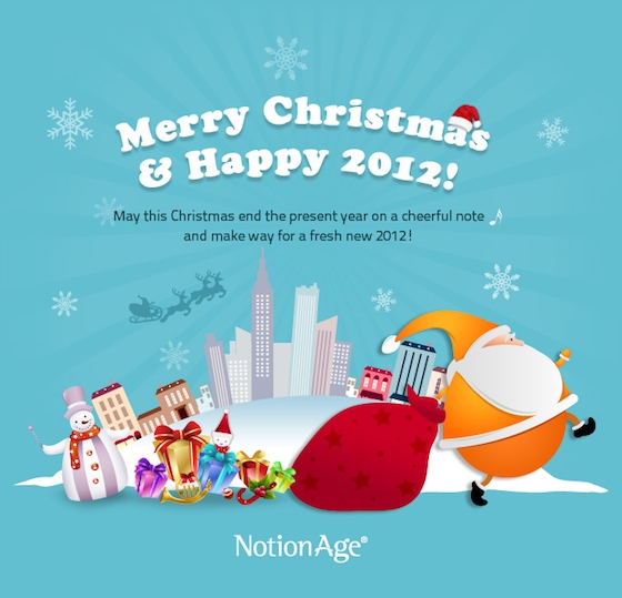 Happy Holidays - New Year 2012