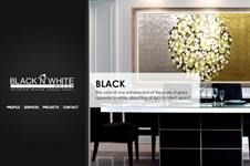 Black N White House