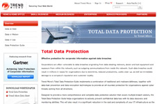 Trend Micro – Total Data Protection Microsite